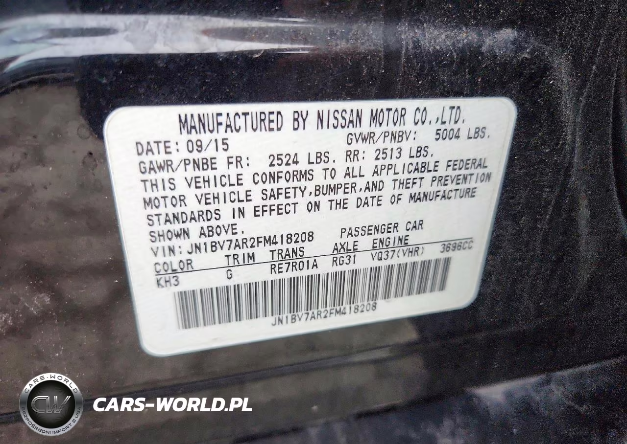 2015 Infiniti Q50 Premium VIN:JN1BV7AR2FM418208 - 12