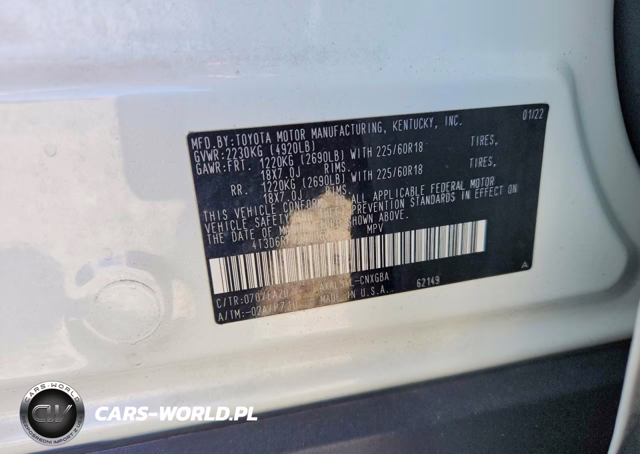 2022 Toyota Rav4 Limited VIN:4T3D6RFV2NU067645 - 12