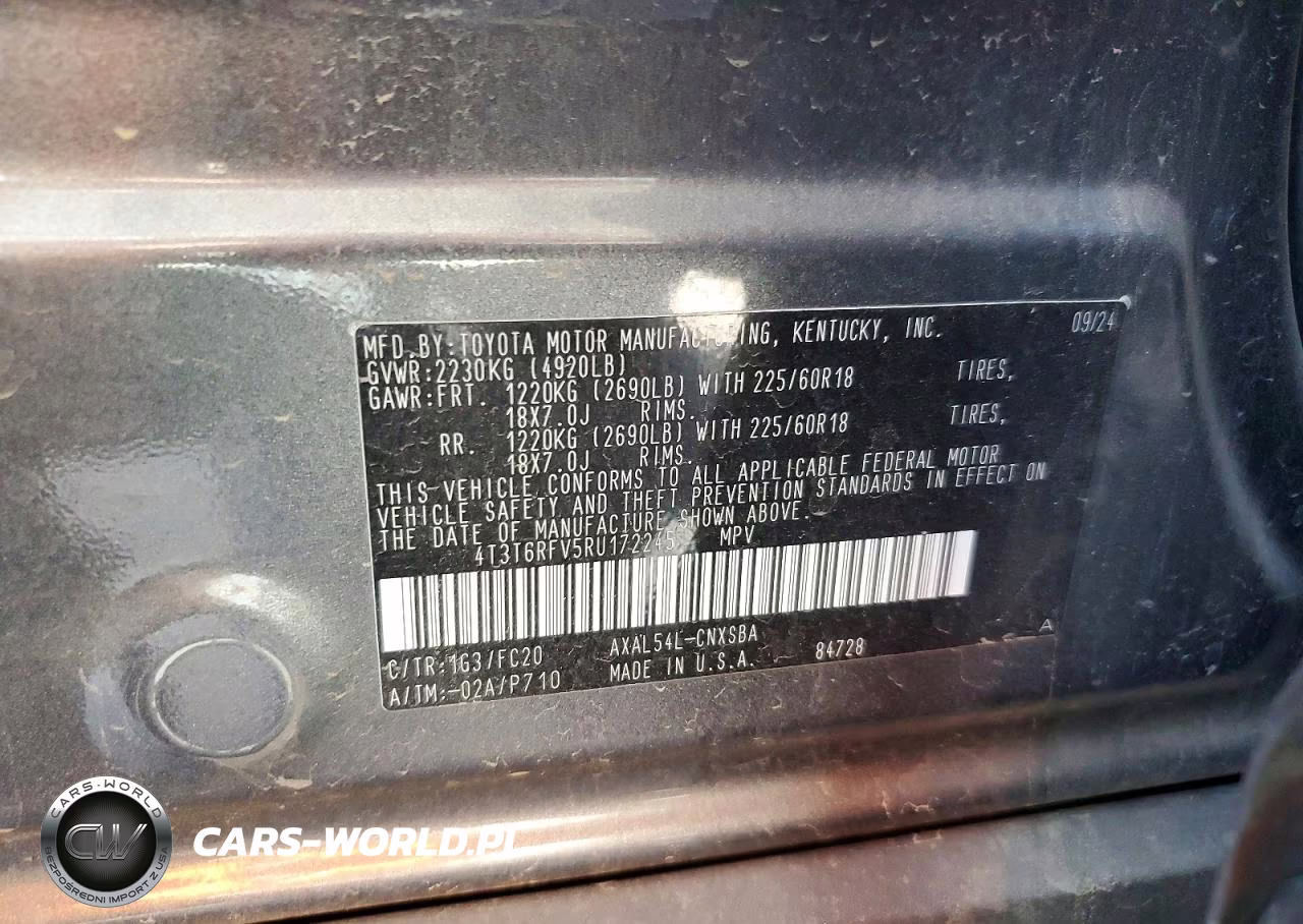 2024 Toyota Rav4 Se VIN:4T3T6RFV5RU172245 - 14