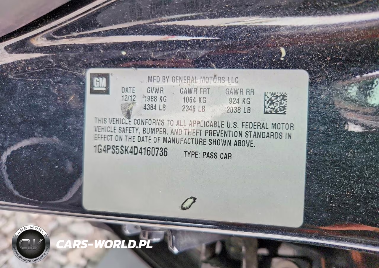 2013 Buick Verano VIN:1G4PS5SK4D4160736 - 12