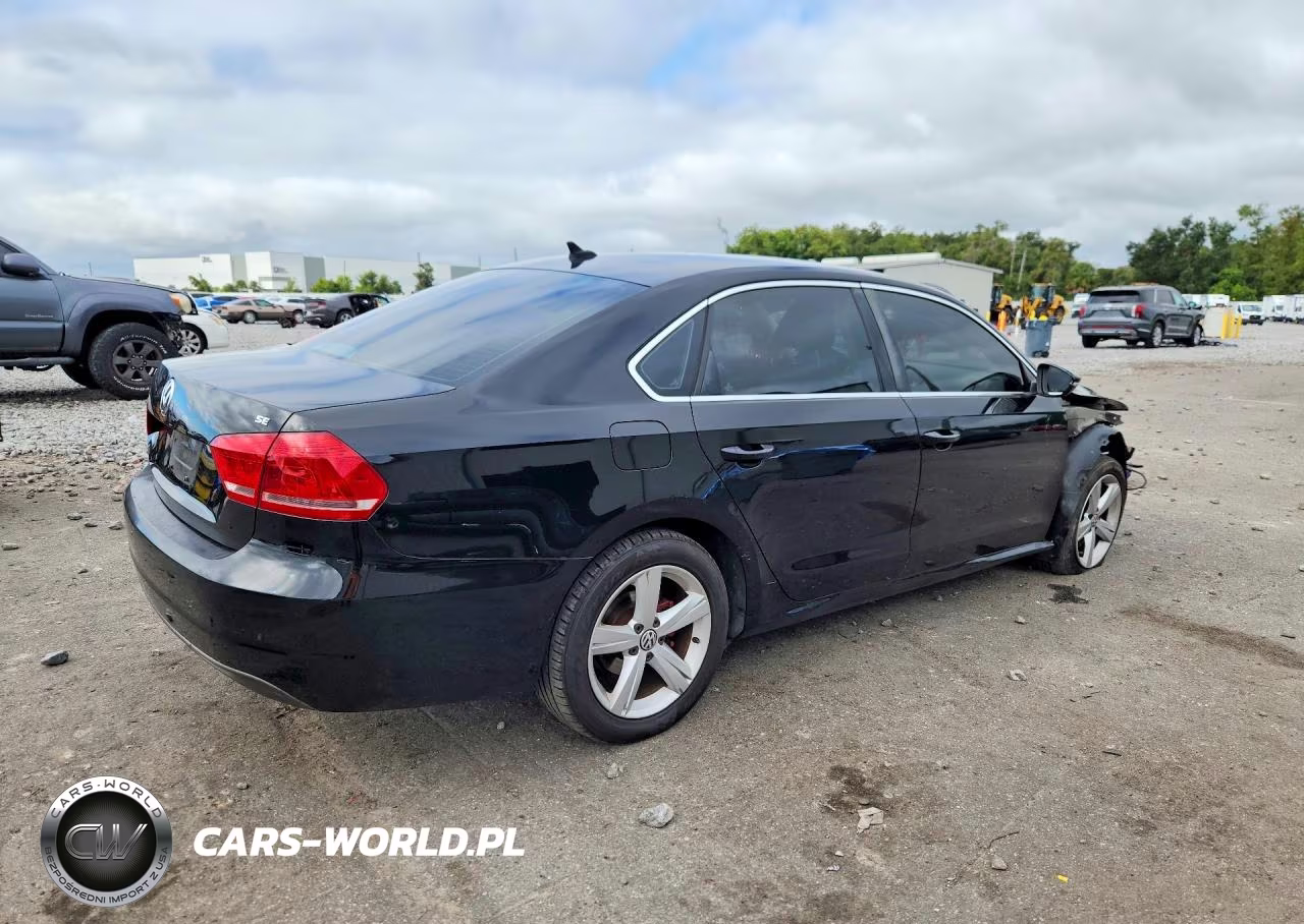 2012 Volkswagen Passat Se VIN:1VWBP7A39CC009639 - 3