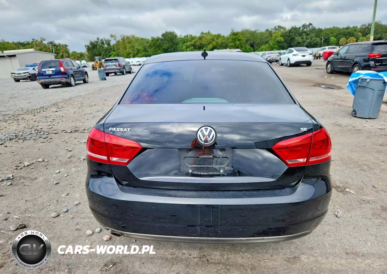 2012 Volkswagen Passat Se VIN:1VWBP7A39CC009639 - 6