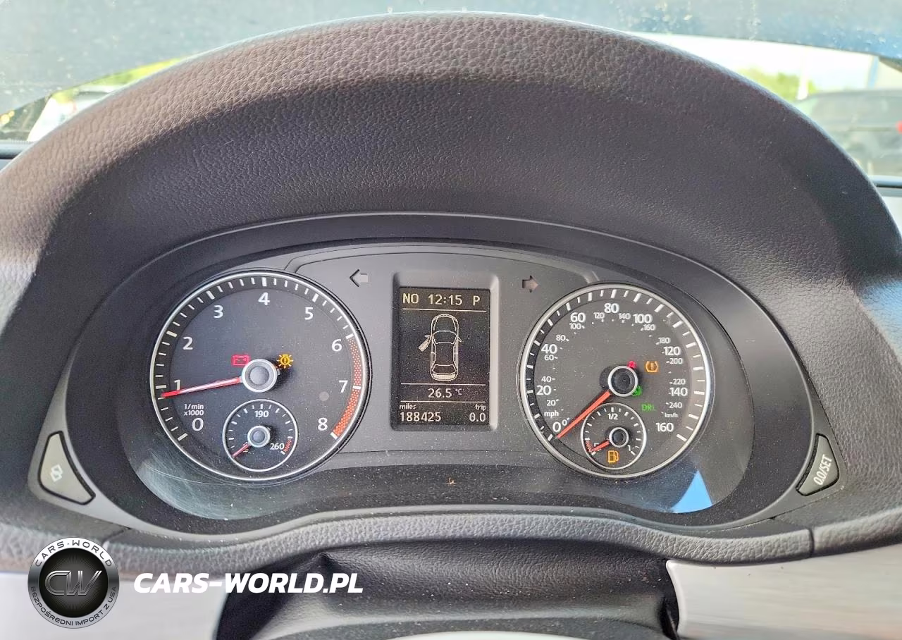 2012 Volkswagen Passat Se VIN:1VWBP7A39CC009639 - 9