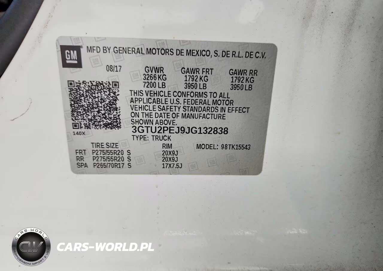 2018 GMC Sierra K1500 Denali VIN:3GTU2PEJ9JG132838 - 12
