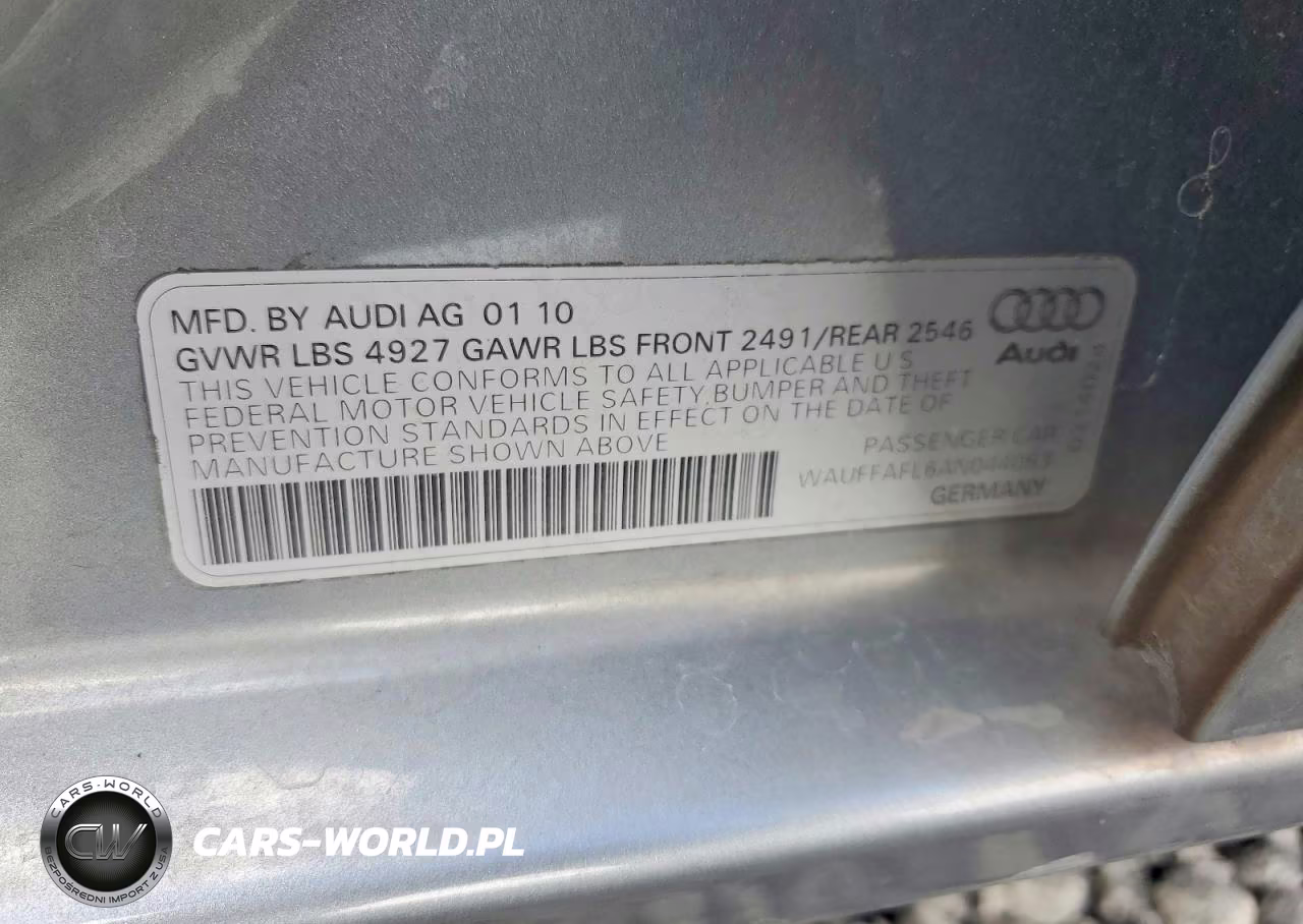 2010 Audi A4 Premium Plus VIN:WAUFFAFL6AN044053 - 12