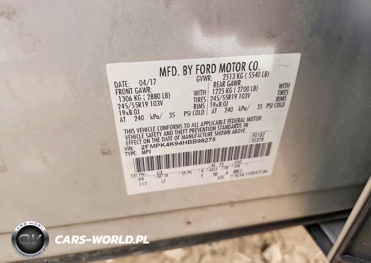 2017 Ford Edge Titanium VIN:2FMPK4K94HBB98275 - 13