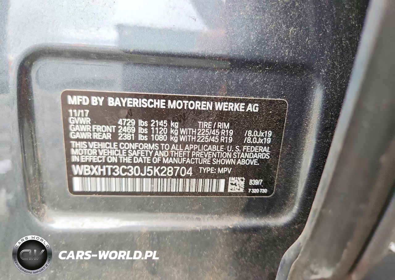 2018 BMW X1 xDrive28I VIN:WBXHT3C30J5K28704 - 14