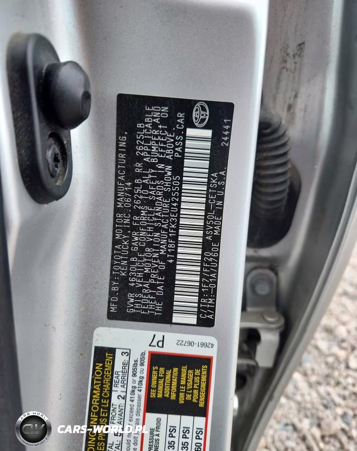 2014 Toyota Camry Se VIN:4T1BF1FK3EU425505 - 12