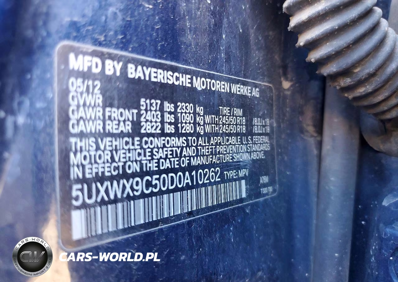 2013 BMW X3 xDrive28I VIN:5UXWX9C50D0A10262 - 13
