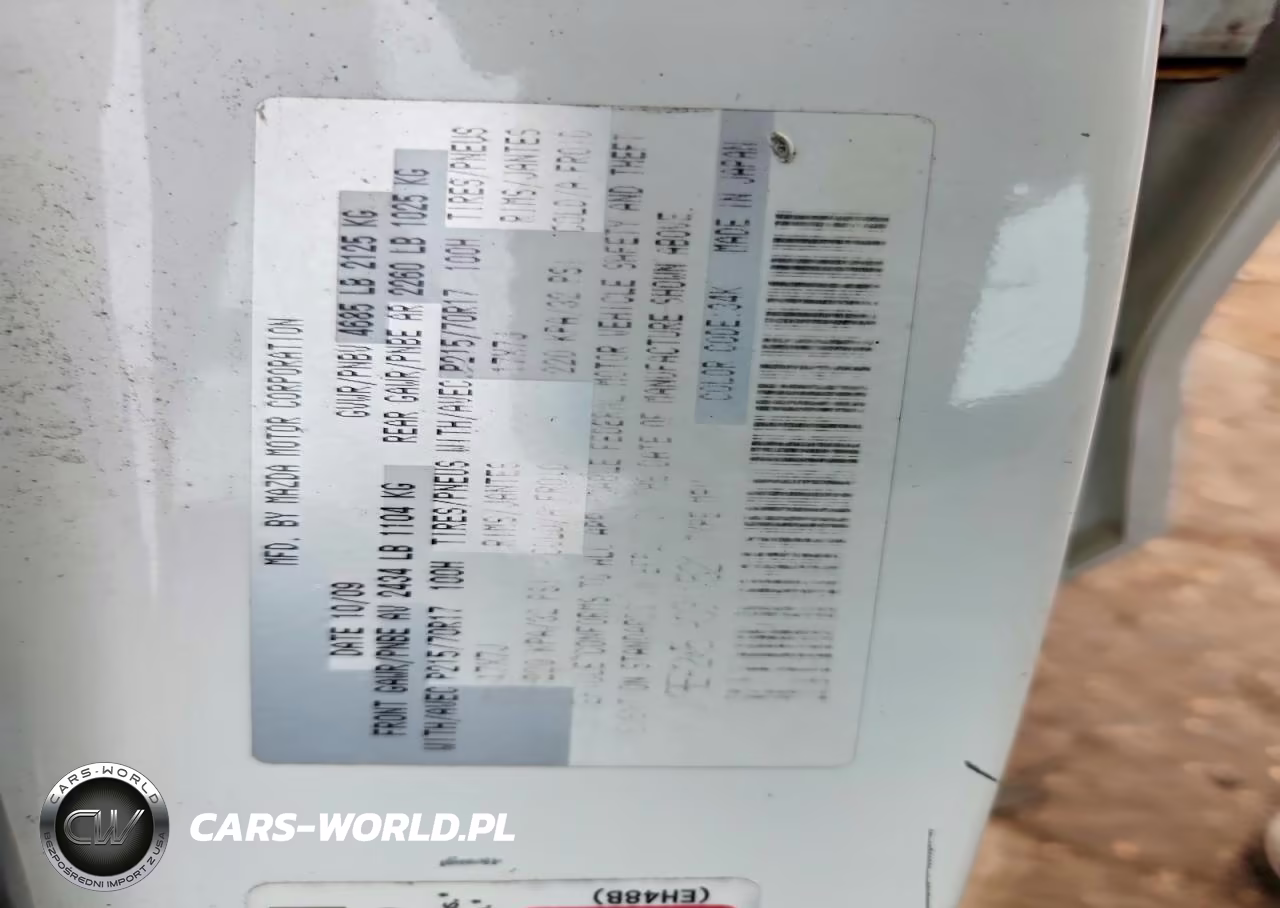 2010 Mazda Cx-7 VIN:JM3ER2W5XA0311521 - 12