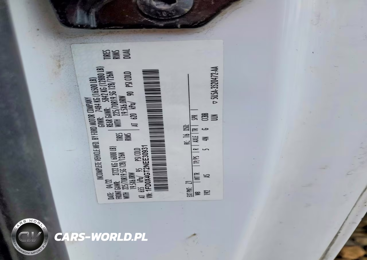 2022 Ford F450 Super Duty VIN:1FD0X4GT2NEE30931 - 12
