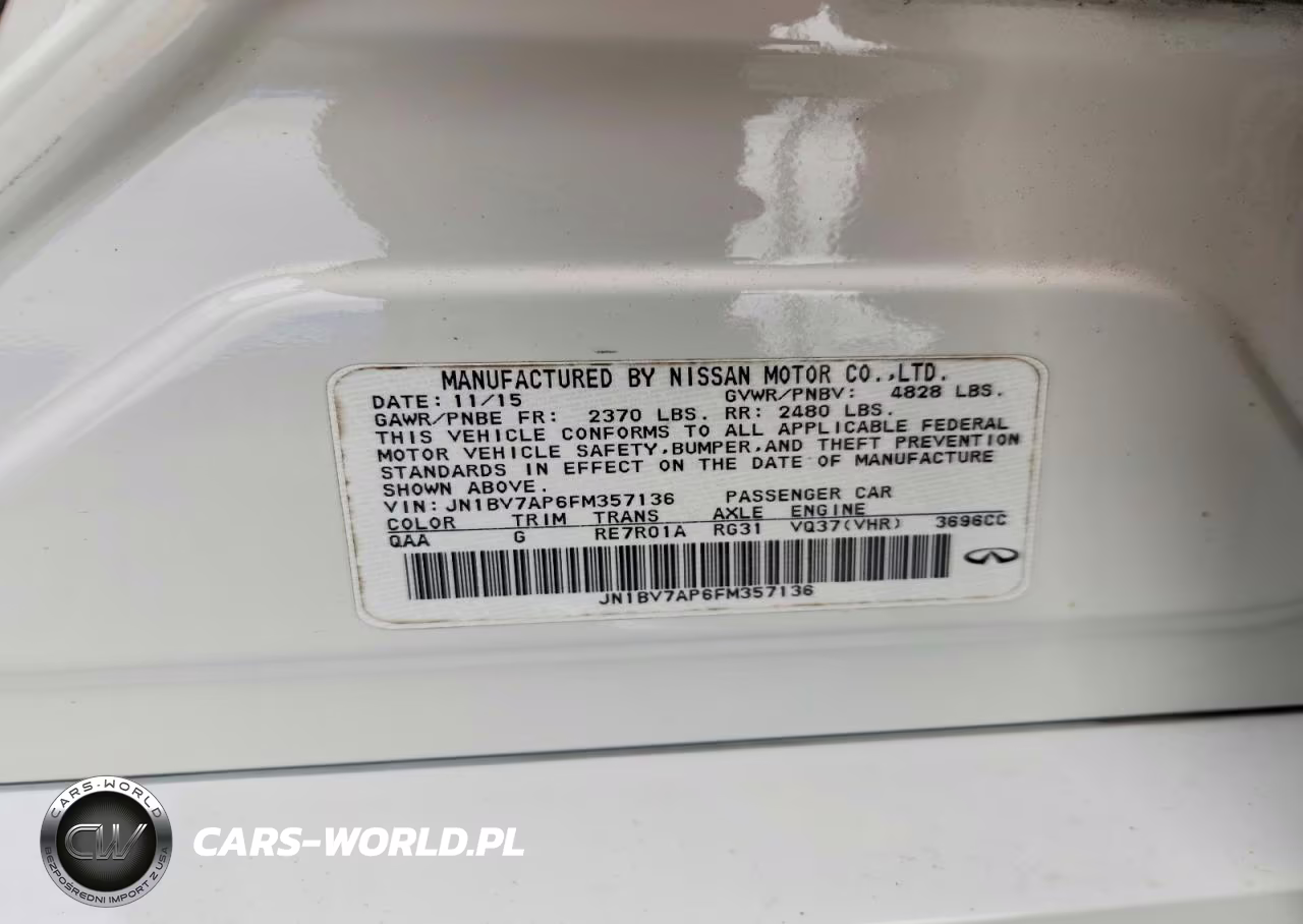 2015 Infiniti Q50 Premium VIN:JN1BV7AP6FM357136 - 12