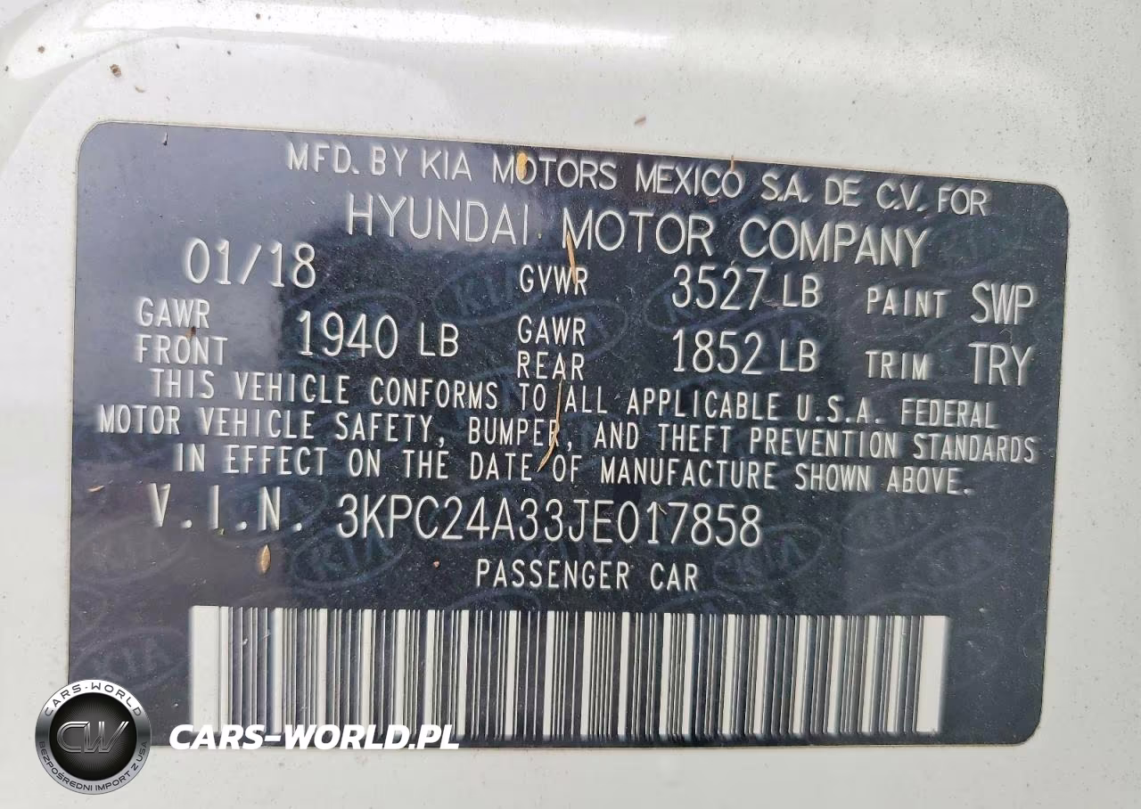 2018 Hyundai Accent Sel VIN:3KPC24A33JE017858 - 12