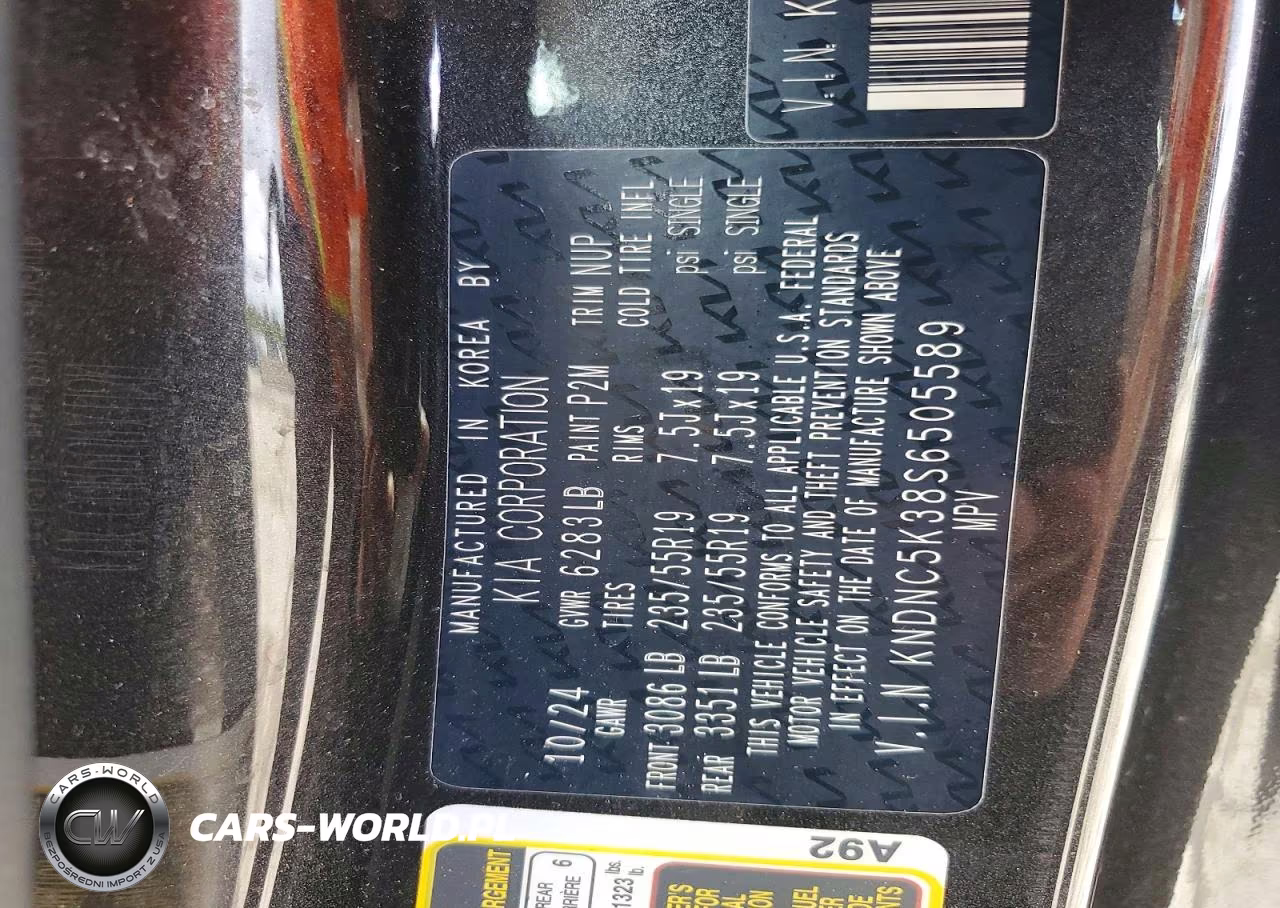 2025 Kia Carnival Ex VIN:KNDNC5K38S6505589 - 13