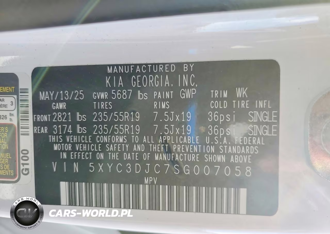 2025 Kia Ev6 Wind VIN:5XYC3DJC7SG007058 - 12