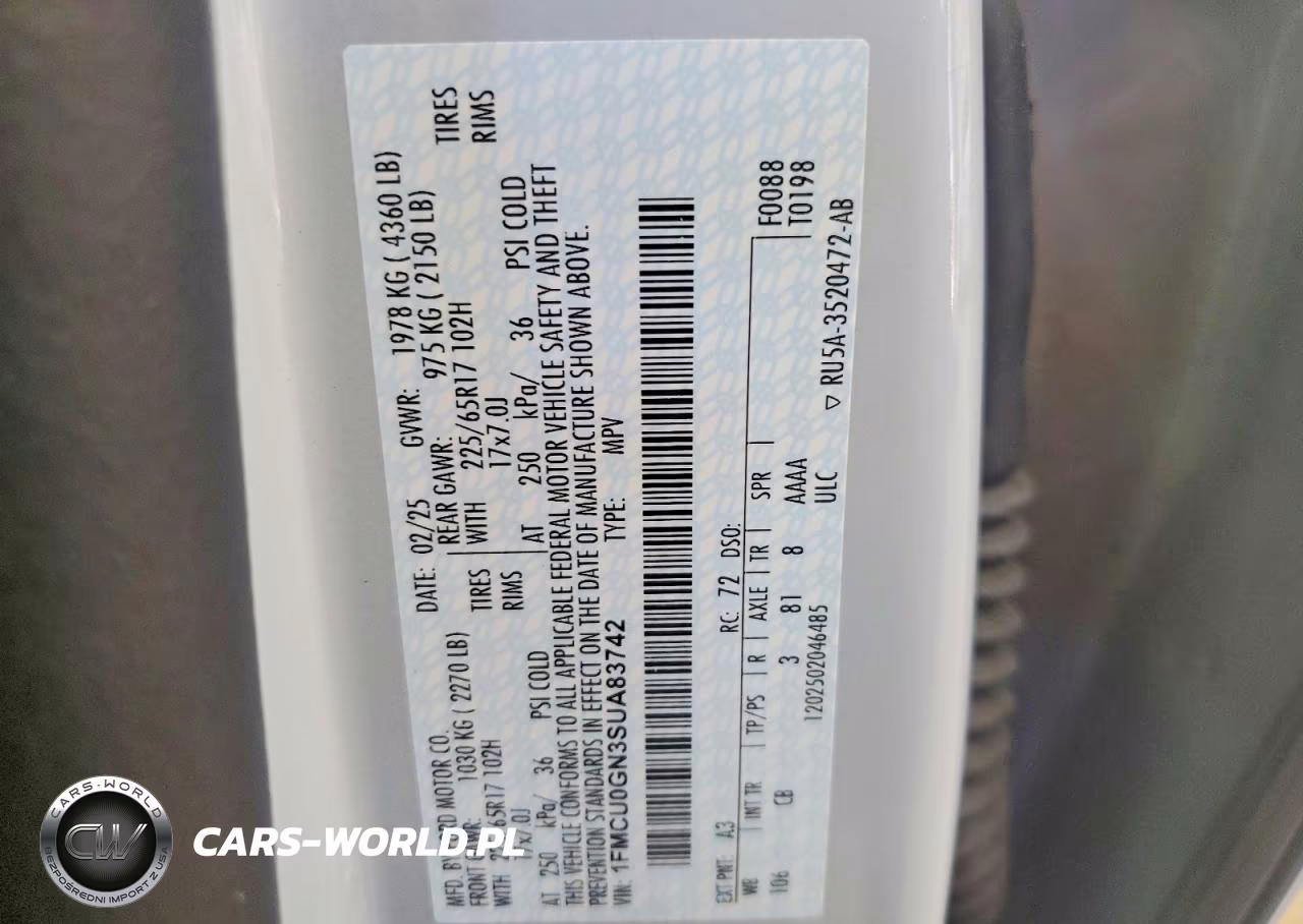 2025 Ford Escape Active VIN:1FMCU0GN3SUA83742 - 13