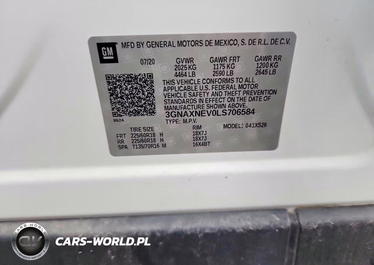 2020 Chevrolet Equinox Premier VIN:3GNAXNEV0LS706584 - 12