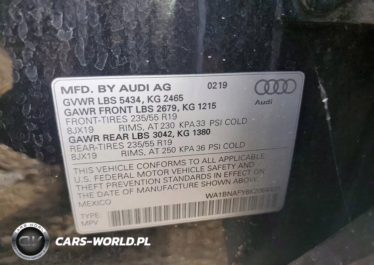 2019 Audi Q5 Premium Plus VIN:WA1BNAFY6K2064431 - 13