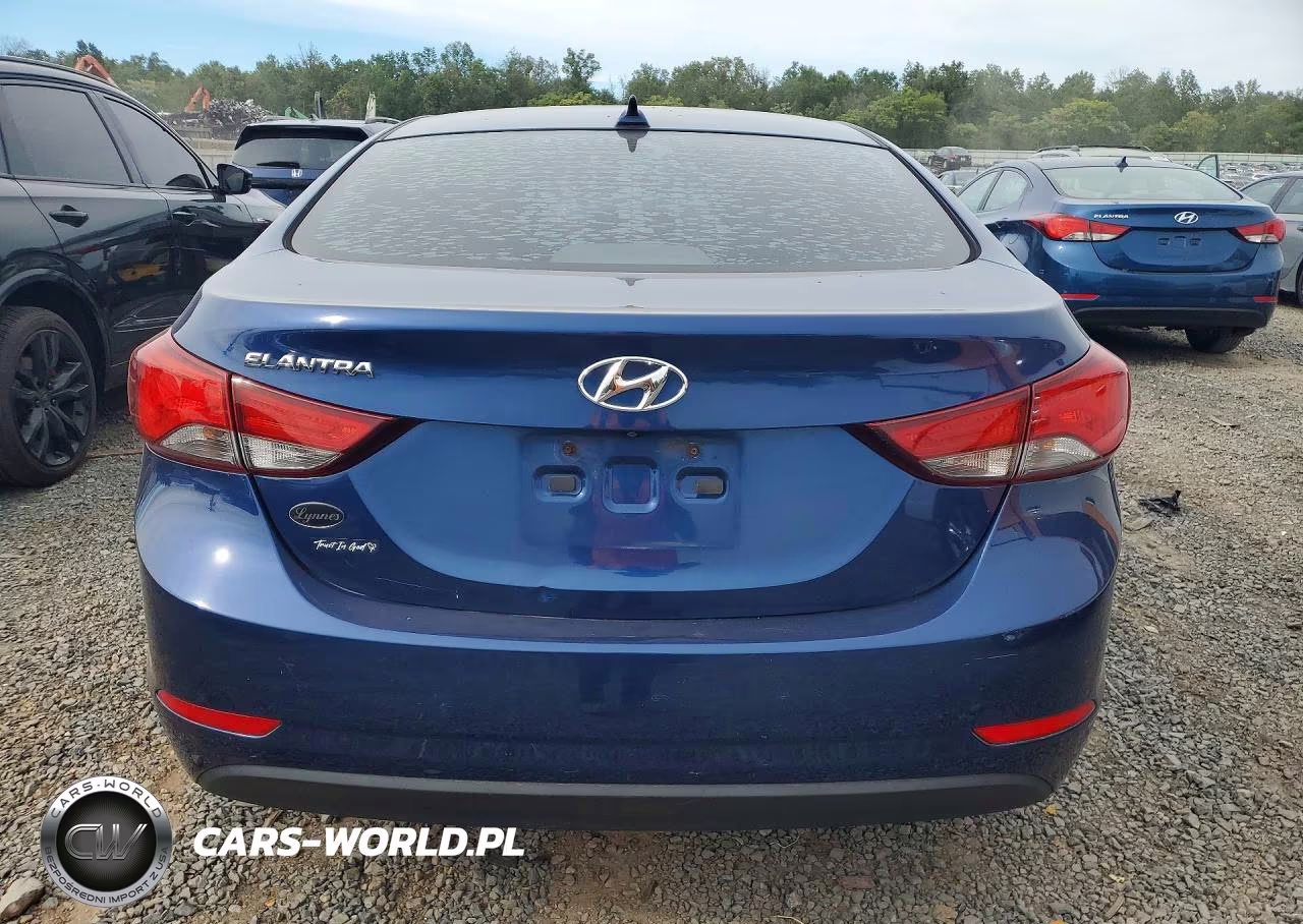 2016 Hyundai Elantra Se VIN:5NPDH4AE9GH717344 - 6