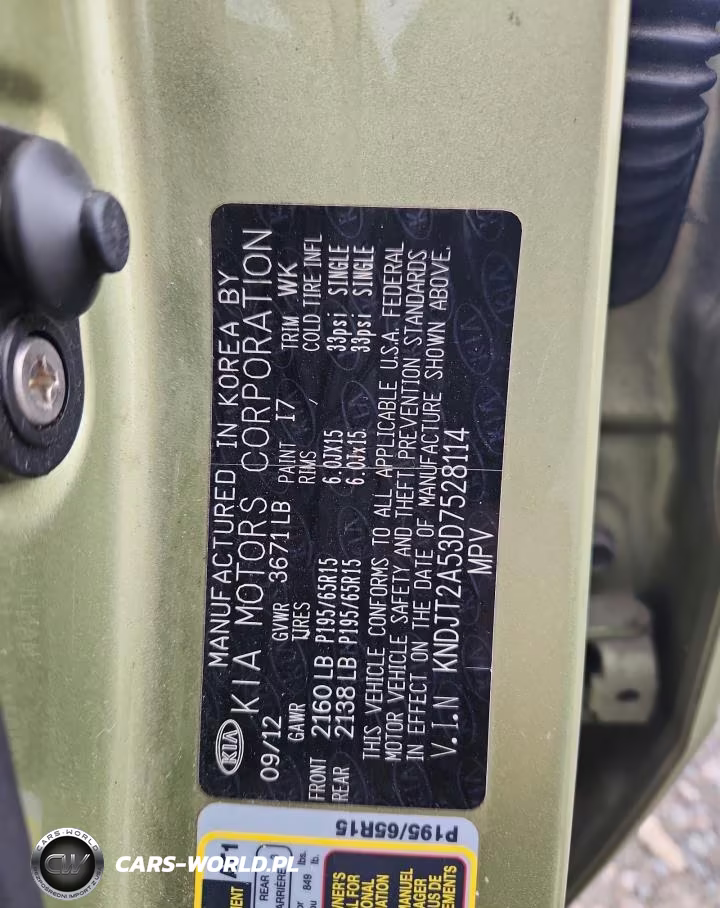 2013 Kia Soul Base VIN:KNDJT2A53D7528114 - 12