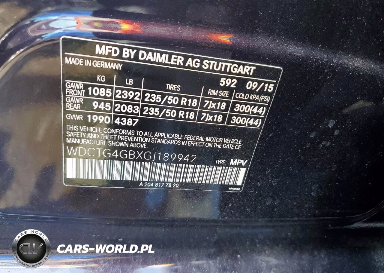 2016 Mercedes-Benz Gla 250 4Matic VIN:WDCTG4GBXGJ189942 - 12
