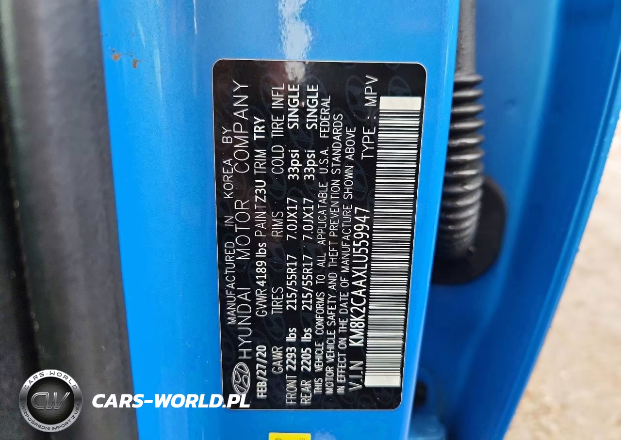 2020 Hyundai Kona Sel VIN:KM8K2CAAXLU559947 - 12