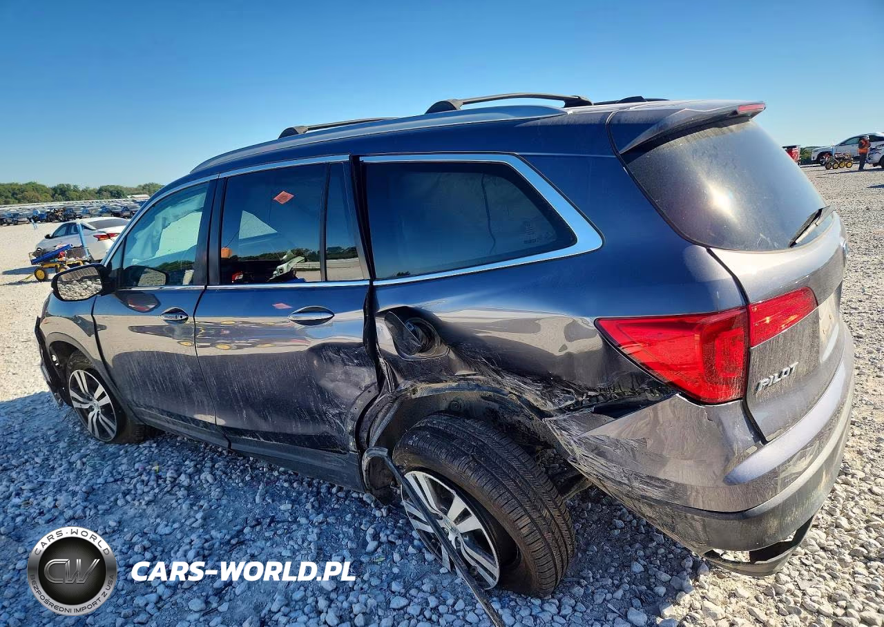 2017 Honda Pilot Exl VIN:5FNYF6H81HB034654 - 2
