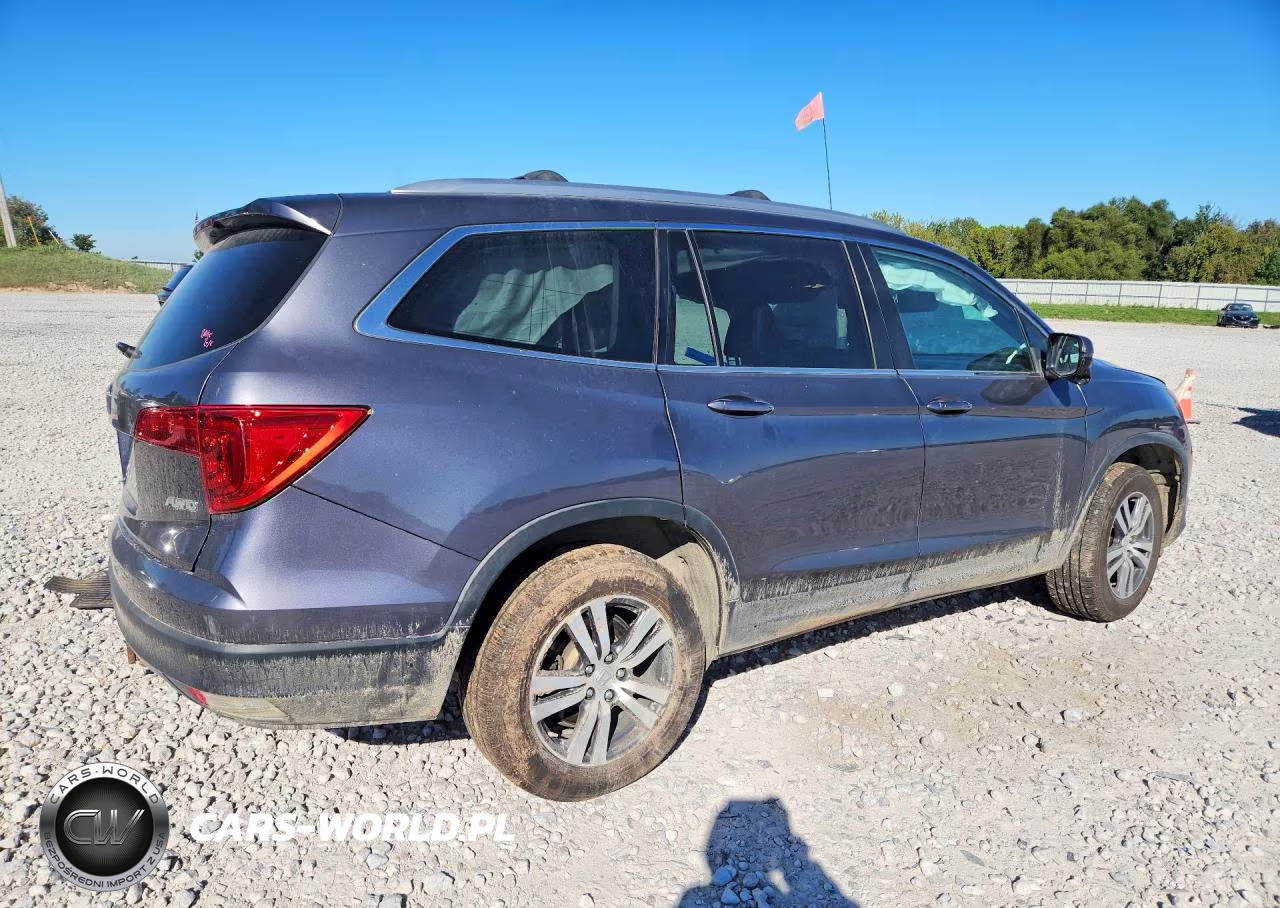 2017 Honda Pilot Exl VIN:5FNYF6H81HB034654 - 3