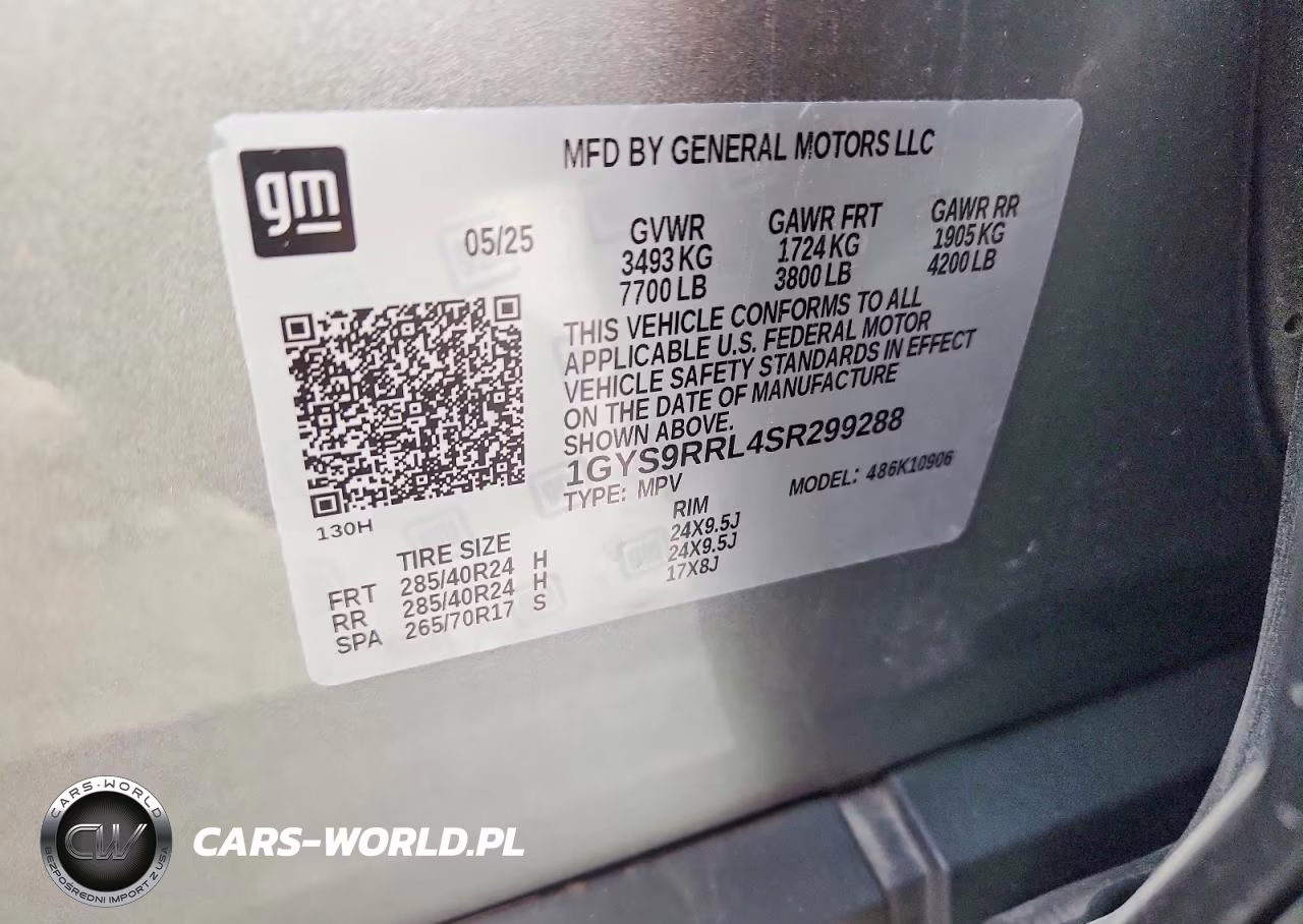 2025 Cadillac Escalade Esv Sport Platinum VIN:1GYS9RRL4SR299288 - 14