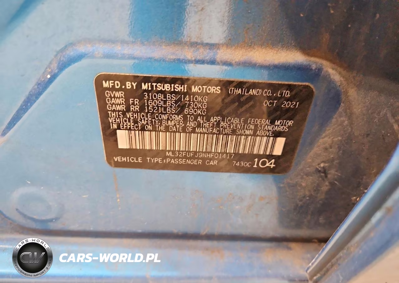 2022 Mitsubishi Mirage G4 Es VIN:ML32FUFJ9NHF01417 - 12