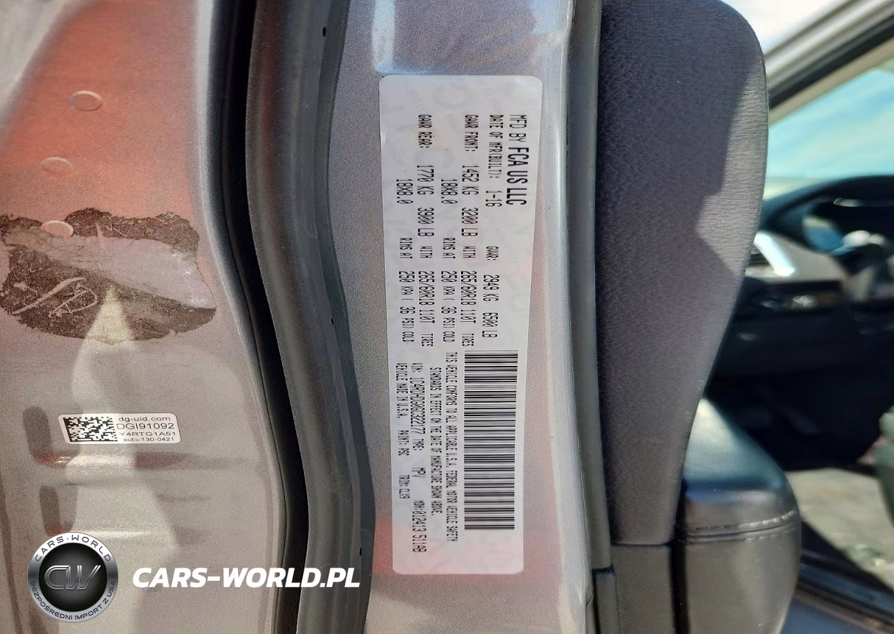 2016 Dodge Durango Limited VIN:1C4RDHDG0GC322177 - 13