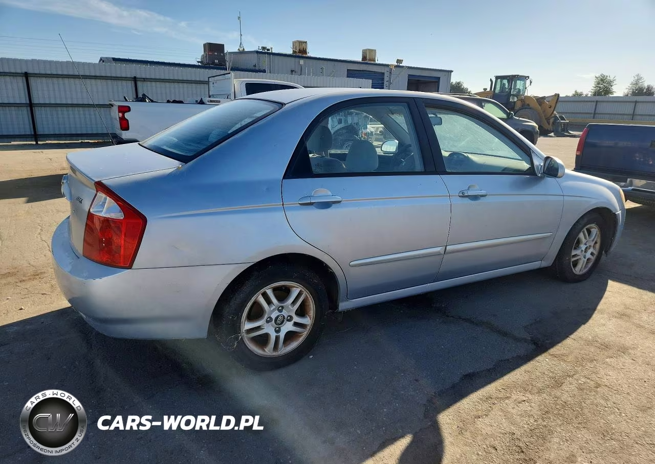 2004 Kia Spectra Lx VIN:KNAFE122445022301 - 3