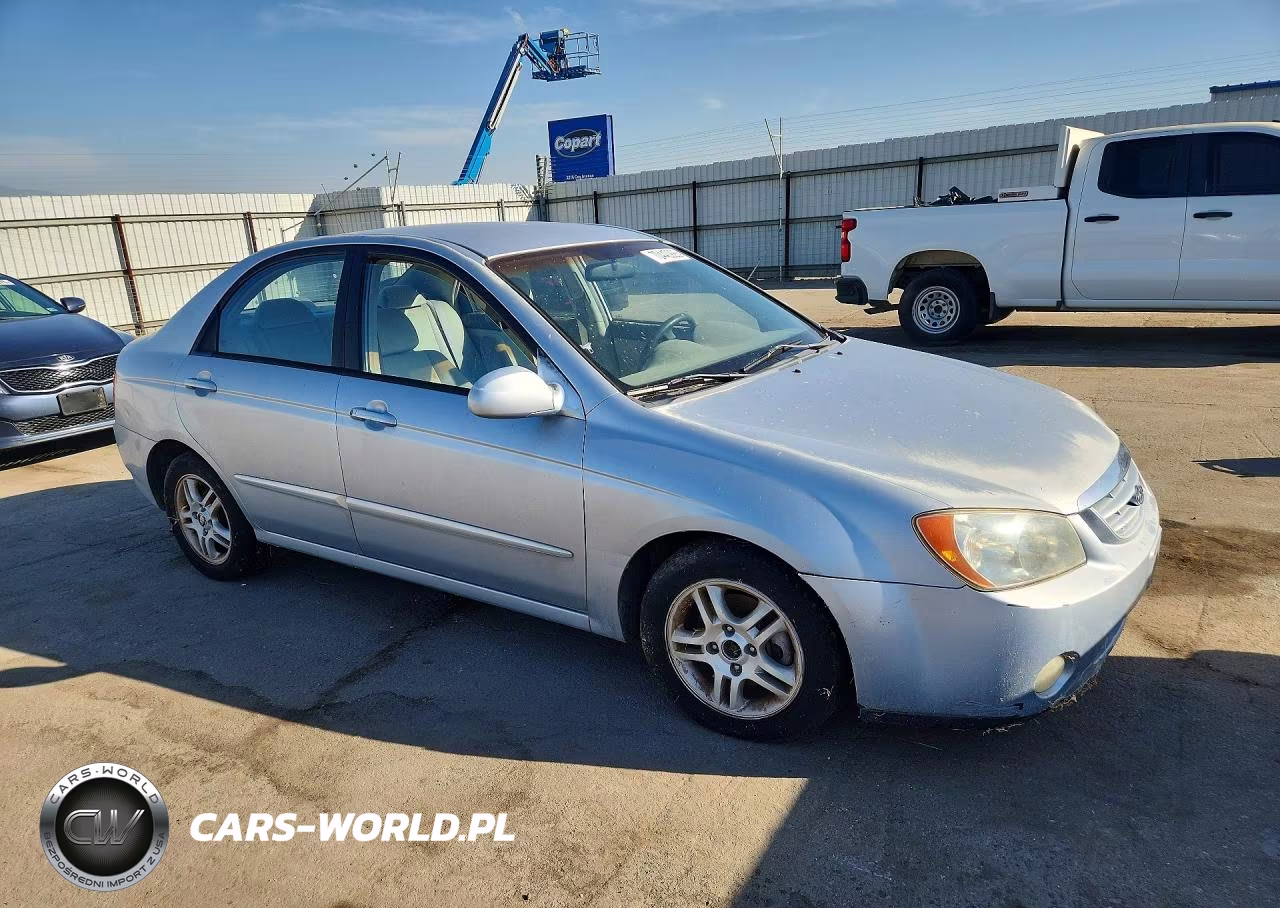 2004 Kia Spectra Lx VIN:KNAFE122445022301 - 4