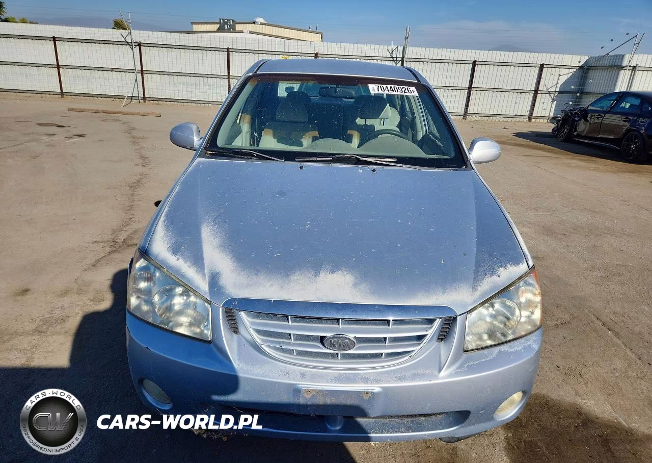 2004 Kia Spectra Lx VIN:KNAFE122445022301 - 5