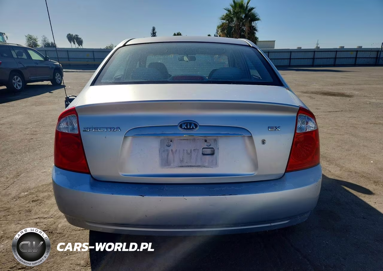 2004 Kia Spectra Lx VIN:KNAFE122445022301 - 6
