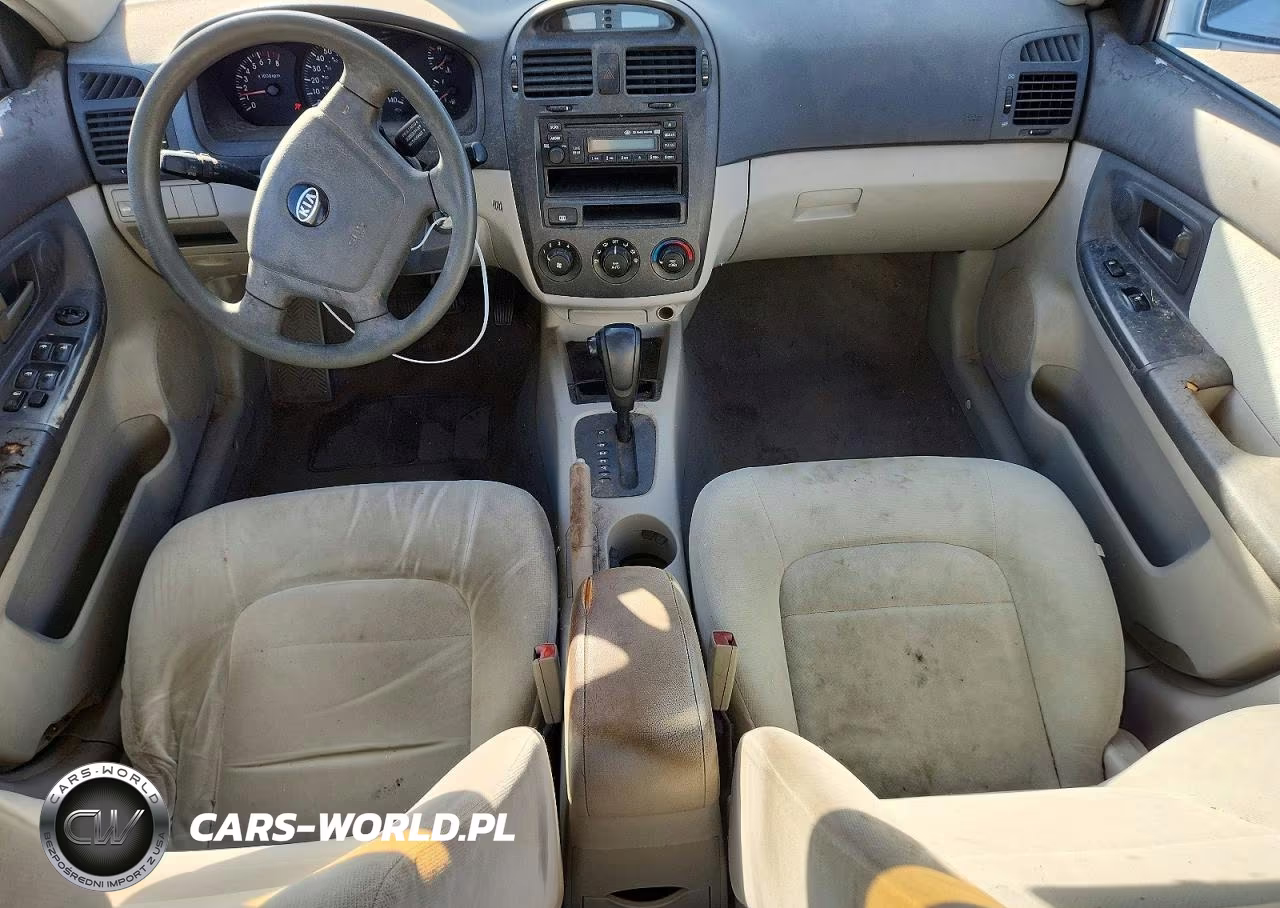 2004 Kia Spectra Lx VIN:KNAFE122445022301 - 8