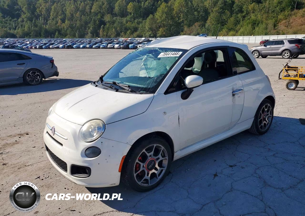 2015 Fiat 500 Sport VIN:3C3CFFBR9FT550422 - 1