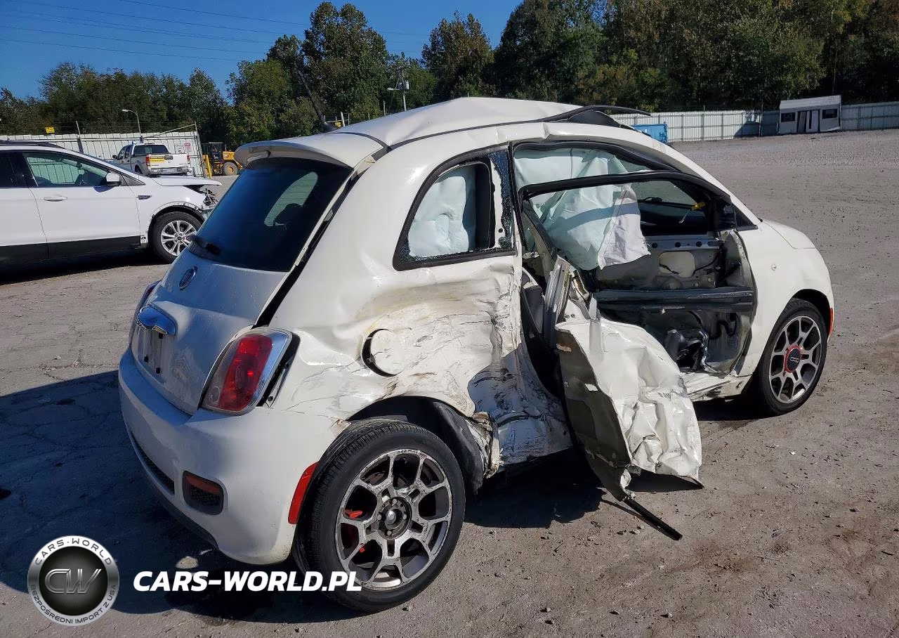 2015 Fiat 500 Sport VIN:3C3CFFBR9FT550422 - 3