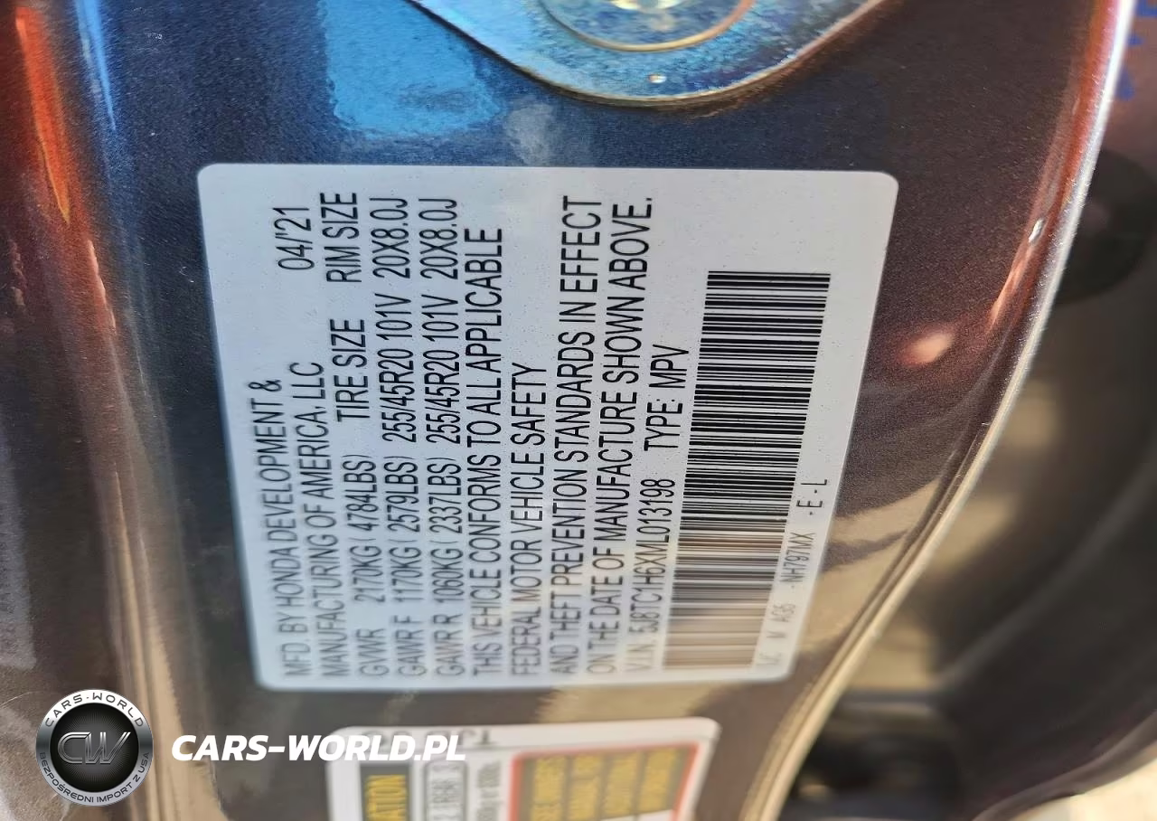 2021 Acura Rdx A-Spec VIN:5J8TC1H6XML013198 - 13
