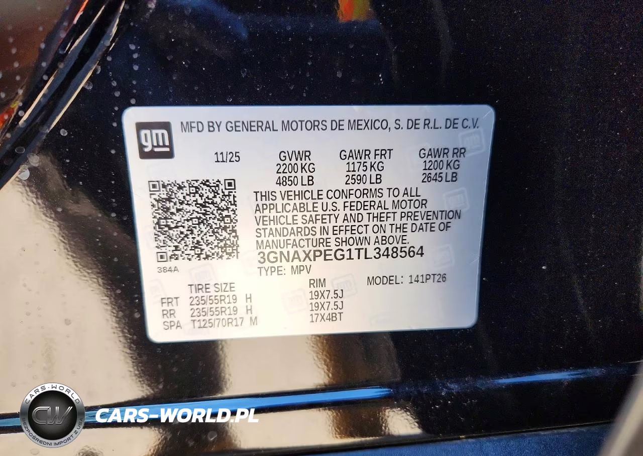 2026 Chevrolet Equinox Lt VIN:3GNAXPEG1TL348564 - 14