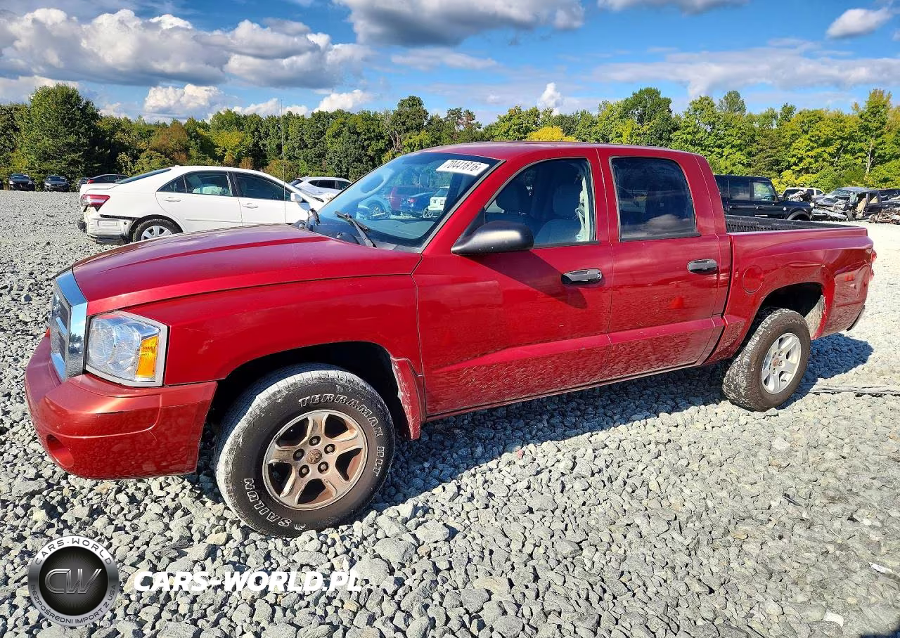 2007 Dodge Dakota Quad Slt VIN:1D7HE48K27S136796 - 1