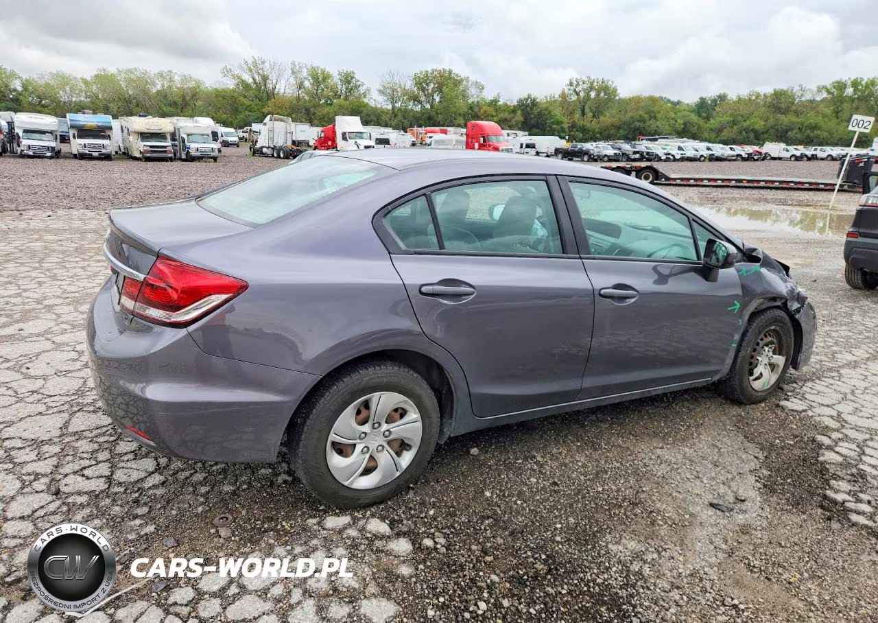 2015 Honda Civic Lx VIN:19XFB2F56FE072341 - 3