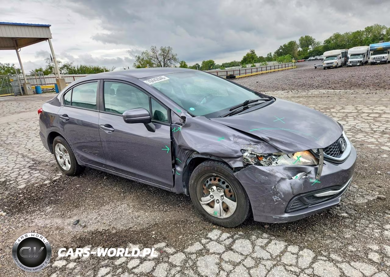 2015 Honda Civic Lx VIN:19XFB2F56FE072341 - 4