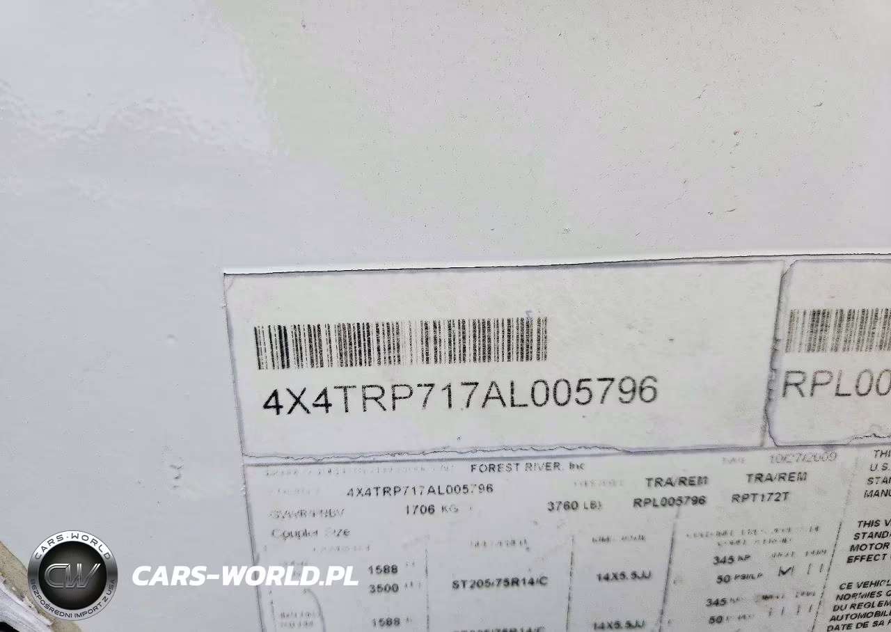2010 Sandstorm R-Pod VIN:4X4TRP717AL005796 - 10