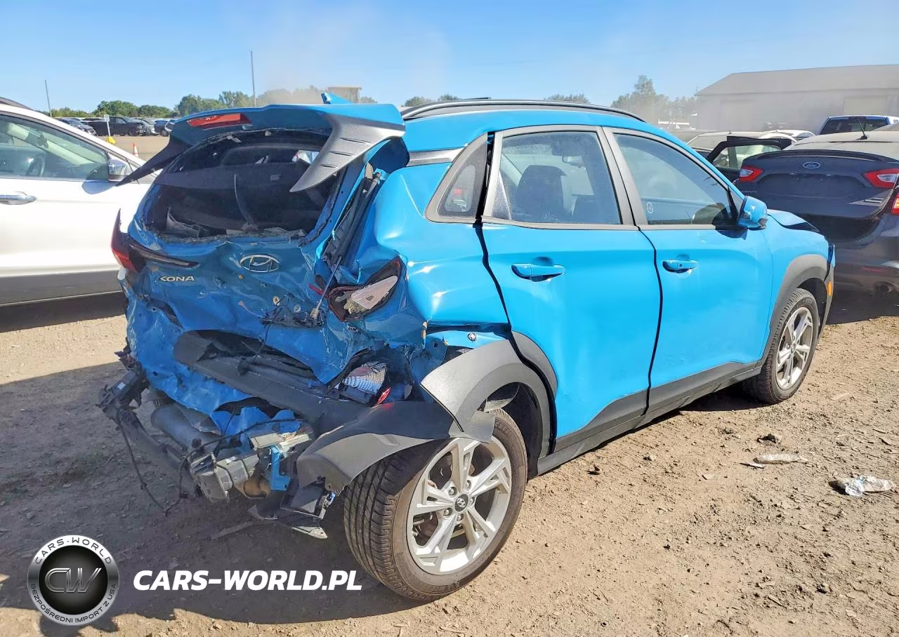 2022 Hyundai Kona Sel VIN:KM8K6CABXNU919217 - 3