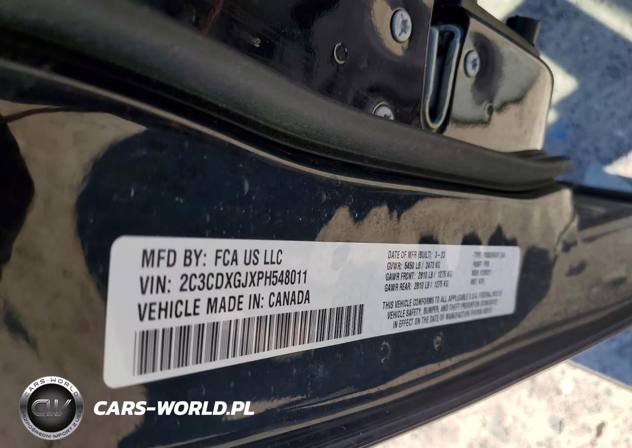 2023 Dodge Charger Scat Pack VIN:2C3CDXGJXPH548011 - 12