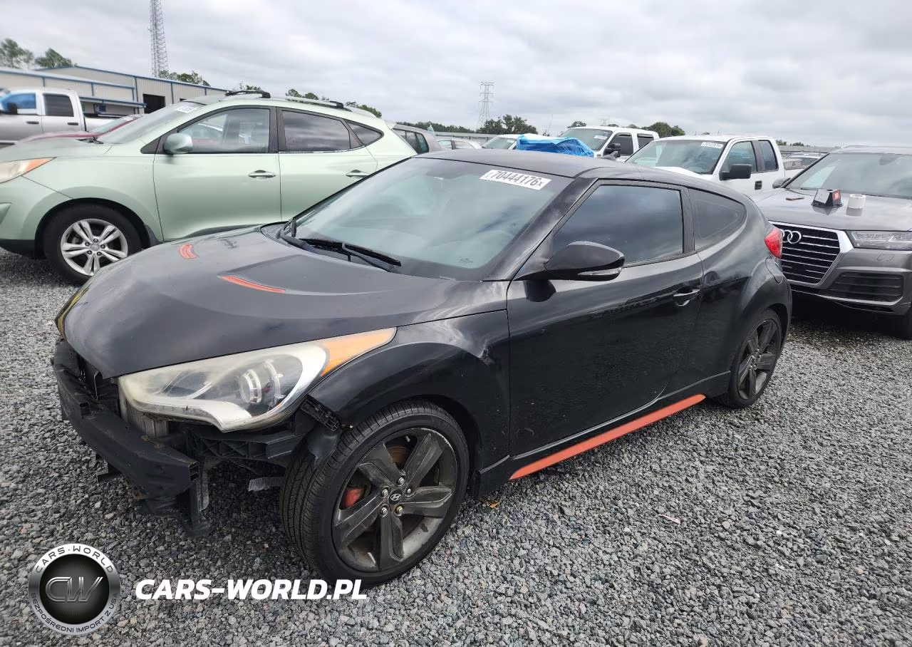 2015 Hyundai Veloster Turbo VIN:KMHTC6AE0FU220365 - 1