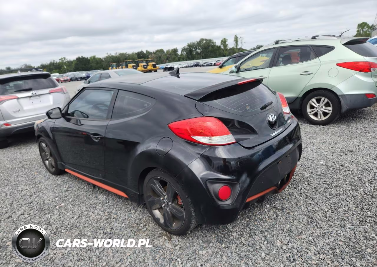 2015 Hyundai Veloster Turbo VIN:KMHTC6AE0FU220365 - 2