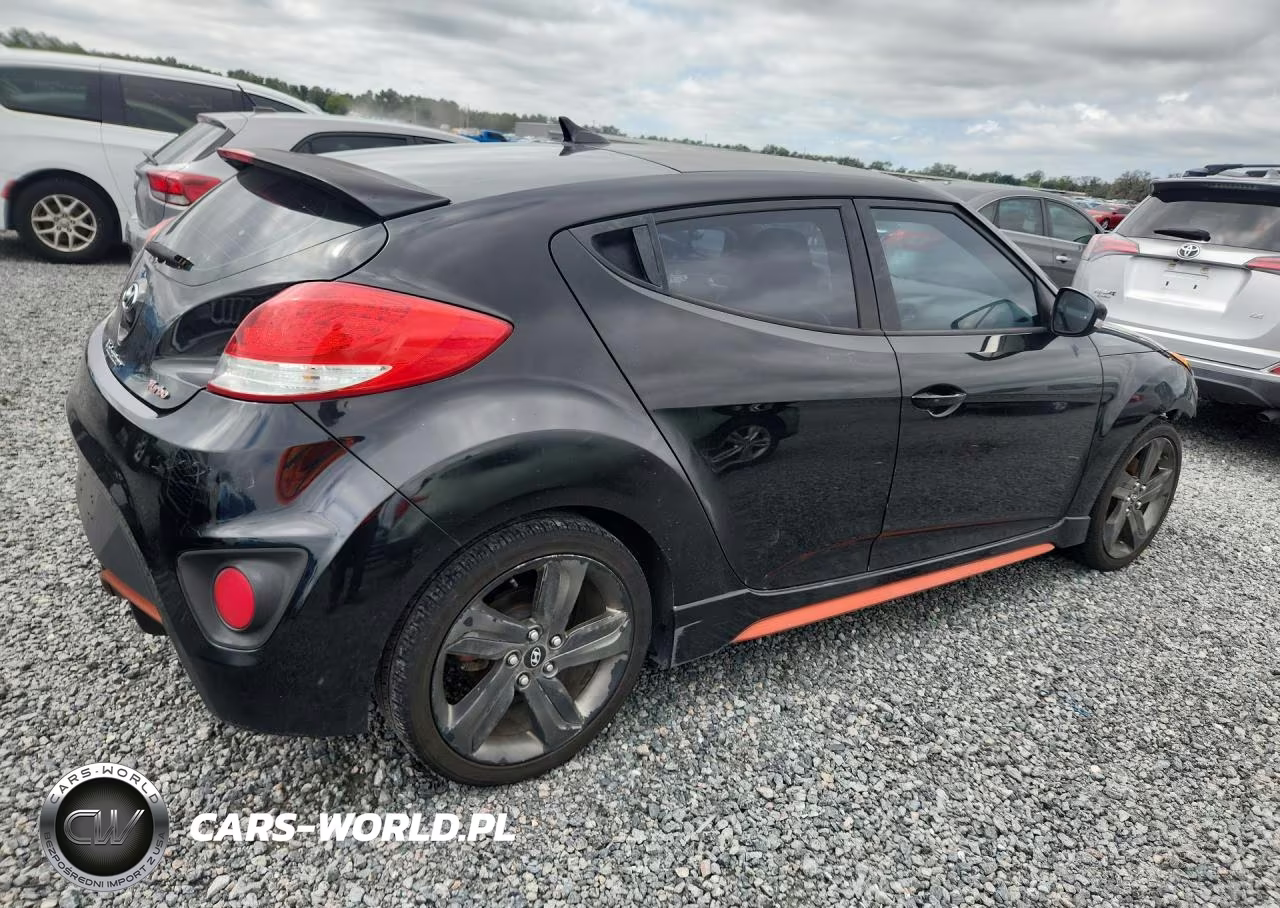 2015 Hyundai Veloster Turbo VIN:KMHTC6AE0FU220365 - 3