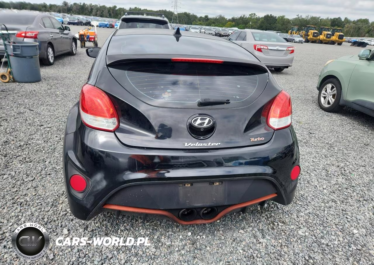 2015 Hyundai Veloster Turbo VIN:KMHTC6AE0FU220365 - 6